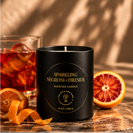 Negroni & Fireside | 9 oz Coconut Soy Wax Candle — candle only